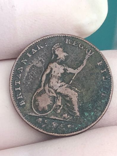 1858 Farthing Victoria x2