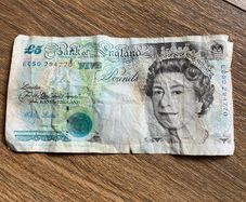 1990 Bank of England 5 Pounds