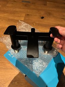 Bath Shower Mixer Tap Black New