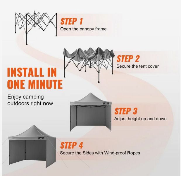 Outdoor Tent 10ft by 10ft