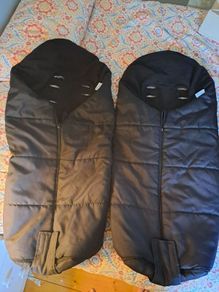Two universal footmuffs for buggy