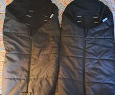 Two universal footmuffs for buggy