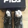 FILA boys black shoes size 5- new in box Image 2