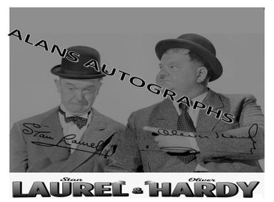 Laurel and Hardy Autographs
