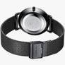 Men's  black ultra thin luxury wrist watch Image 5