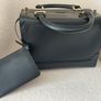 LANCEL Black Leather Boxy Bowling Bag Image 6
