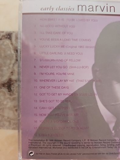 Marvin Gaye CD  - Early Classics
