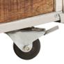 Book Cabinet 56x28x163 cm Solid Rough Mango Wood Image 3