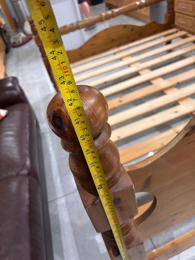 Solid Pine King Size Bed
