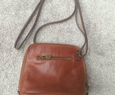 Italian Genuine Leather Crossbody Bag Brand New / Never Used