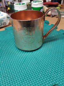 Smirnoff tankard brass