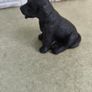 Vintage Antique Kingmaker Hand Carved welsh coal ornament labrador dog 10cm high Image 2