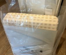 M&S multiway gingham blackout curtain - brand new