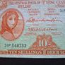 1963 Lady Lavery 10 Shillings Image 2