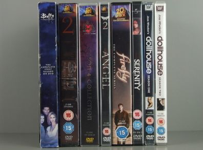 Joss Whedon DVDs Buffy the Vampire Slayer, Angel, Firefly, Dollhouse