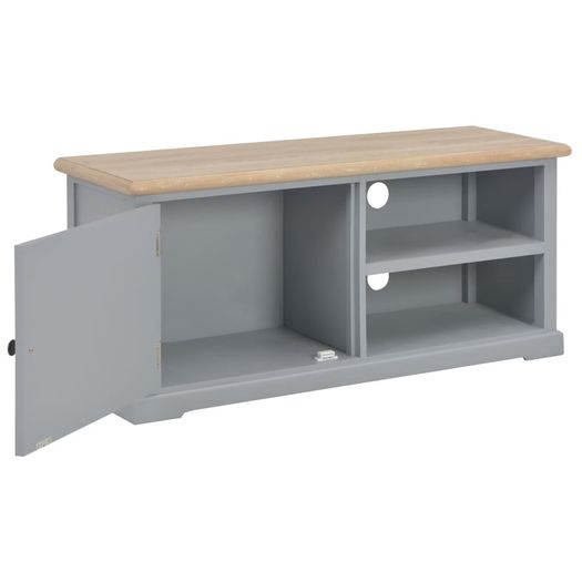 TV Cabinet Grey 90x30x40 cm Wood