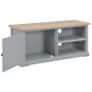 TV Cabinet Grey 90x30x40 cm Wood Image 2