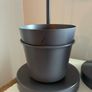 2 x Grey Desk Lamps with Pot Holders Image 4