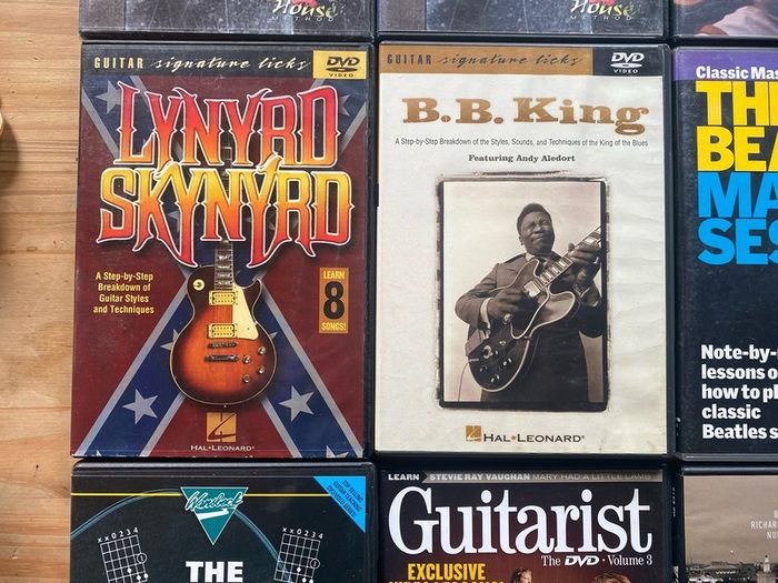 Guitar Lessons DVD Set Signature licks The Beatles Blues Guitar Rock