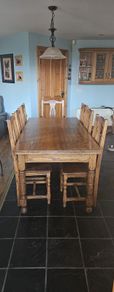 Solid Oak Dining Suite