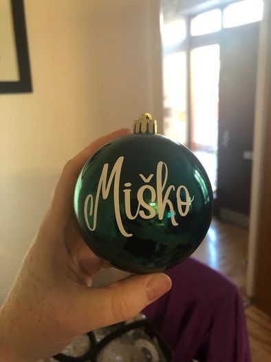 personalised christmas baubles