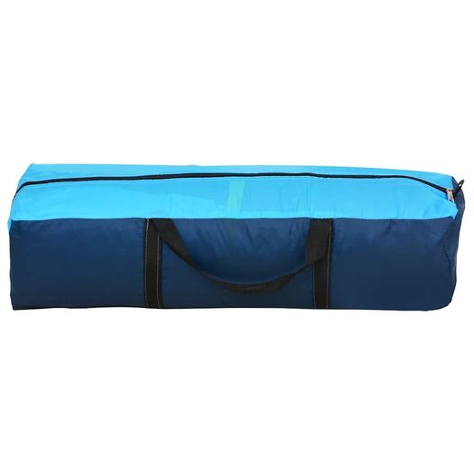 BN Party Tent with LED and 4 Sidewalls 3.6x3.6x2.3 m Blue