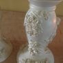 Plaster Cherub candle holders Image 4