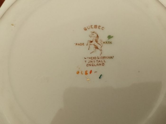 Antique soup dish
