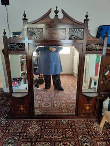 Midcentury mantelpiece mirror