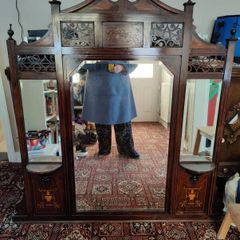 Midcentury mantelpiece mirror