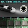 1600X USB Microscope 1080P HD Soldering Microscope with 8LEDs Compatible with Android, Mac, Windows (X4) Image 3