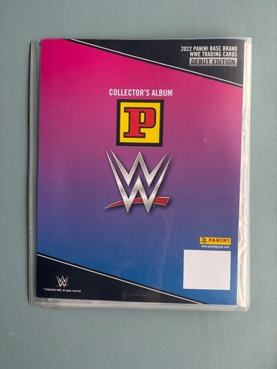 Panini WWE Debut Edition Collection Sticker Album 2022 Empty