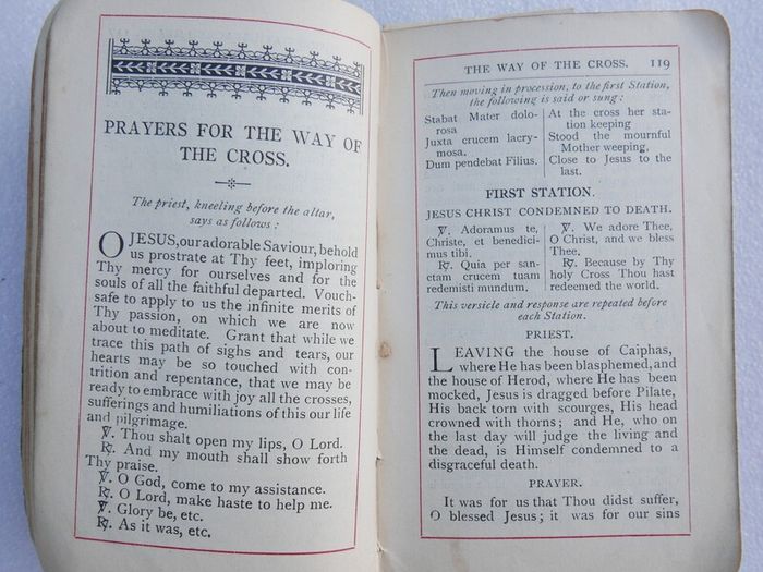 Vintage "Carmelite Manual" published in London in 1908