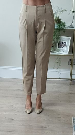 CAMBIO Kate tan cigarette style pants Sz 10UK - Bnwot -Rrp 159.90