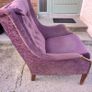 Aubergine Armchair Image 10