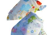 Elephants and Nature Double Sided Bandana Bibs