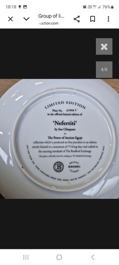 Bradford Exchange Limited Edition Plates