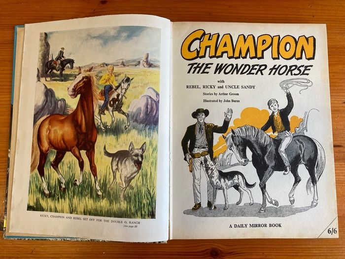 Vintage annual: 'Champion The Wonder Horse' 1958