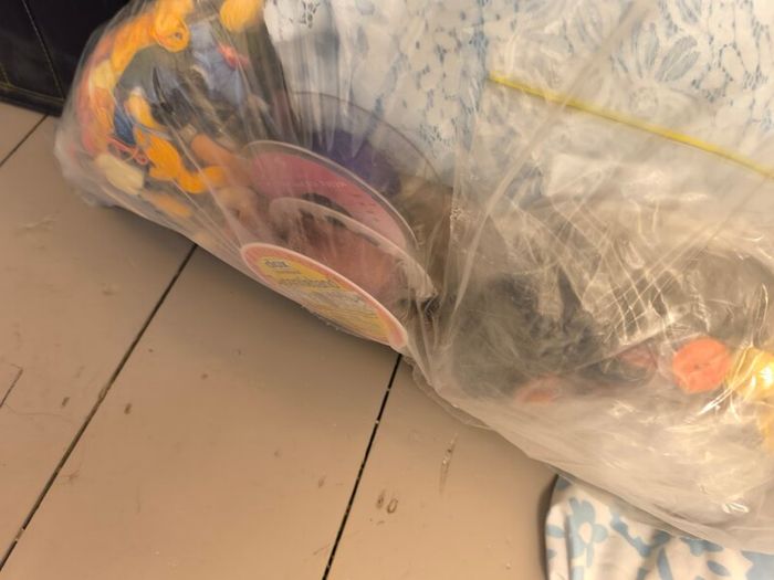 Bag of sewing bits