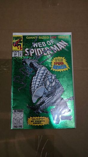 Web of Spider Man 100 1st Spider Armour