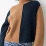 & Other Stories Two-Tone Mock Neck Sweater Image 2