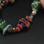 Vintage Venetian Style Fish Desgin & Mix Eyes Glass Beads Necklace Image 9