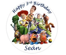 toy story personalised edible cake topper 7'