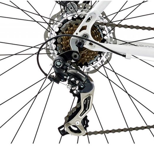 20" Viking Notting Hill 21 Speed Alloy Gents Disc, Matt White