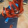 Quiksilver Cruzer 64 Snowboard With Burton Custom Bindings  And Salomon Boots Size Uk 12.5 Eu 48 With Burton Bag Image 4