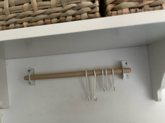 IKEA wooden kitchen rail