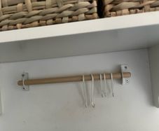 IKEA wooden kitchen rail