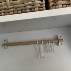 IKEA wooden kitchen rail
