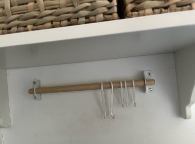 IKEA wooden kitchen rail
