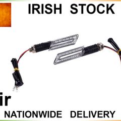 2x 15 LED Motorcycle Indicators Signal Light Indicator Black